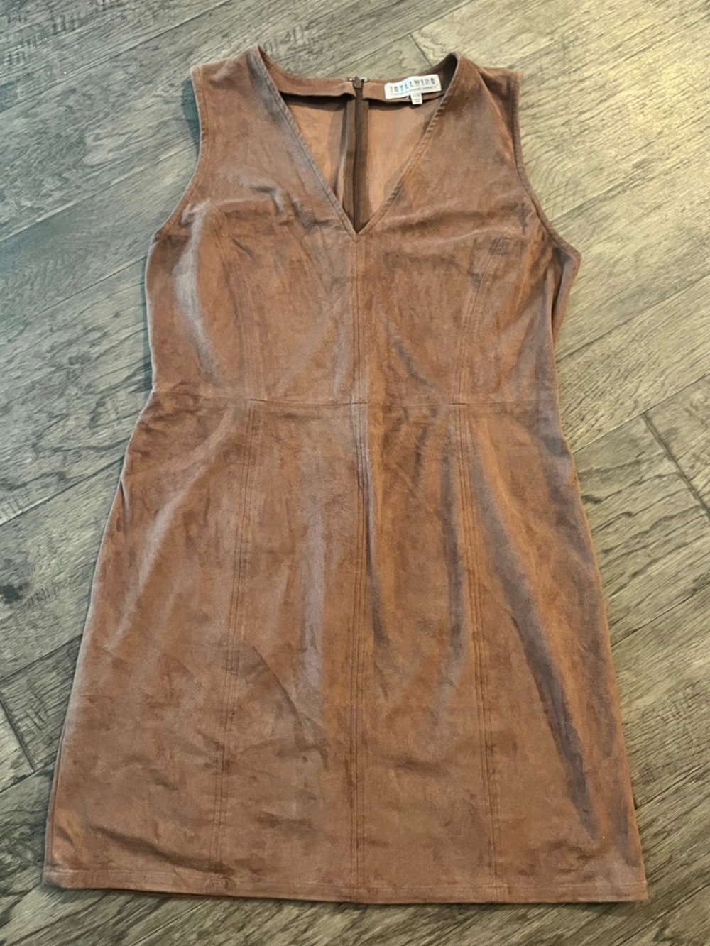Idyllwind by Miranda Lambert Brown Faux Suede Dress